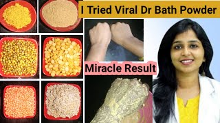 1 வாரம் குளிச்சு பாருங்க அசந்து போயிடுவீங்க  Dr Sharmika Viral Full body Whitening Bath powder [upl. by Muhammad]