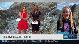 Live from Machu Picchu on The Weather Channel [upl. by Arimihc]