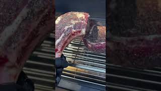 SHORTS Wicked BBQs Tomahawk Steak  Pit Boss Grills [upl. by Monetta442]