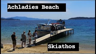 Skiathos Achladies Beach Greece May 2024 [upl. by Hazard647]