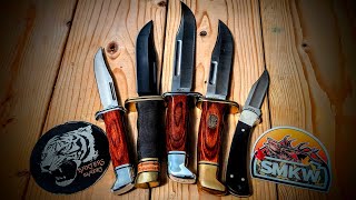 My Full Buck Knives Fixed Blade Collection [upl. by Kolnick]