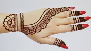 Very Easy Simple mehndi designs Mehandi ka design Mehandi design Mehandi ka designMehndi designs [upl. by Pik276]