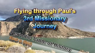 Flying through Pauls 3rd Missionary Journey [upl. by Nnaillek]