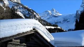 Visit to the Valley of the Wetterhorn Bernese Alps Switzerland [upl. by Yurt]