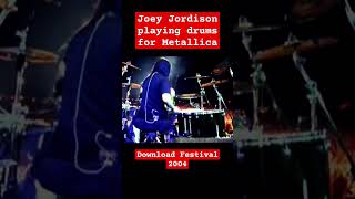 Joey Jordison playing drums for Metallica metallica joeyjordison slipknot drums shorts [upl. by Christopher]