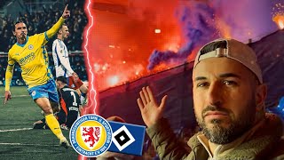 HSV wird RASIERT😩PYROSHOW🧨💥 CHOREO Eintracht Braunschweig vs HSV Stadionvlog  Bardia Barati [upl. by Evelc]