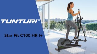 Tunturi Star Fit C100 HR i Cross Trainer with Bluetooth EN [upl. by Leanor912]