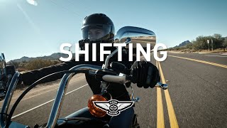 How To Shift a Motorcycle  HarleyDavidson Riding Academy [upl. by Yroggerg868]