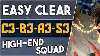 C3  B3  A3  S3  AFK Easy Strategy amp High End Squad 【Arknights】 [upl. by Garlan16]