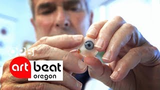 HandPainted Prosthetic Eyes  Oregon Art Beat [upl. by Lairret]