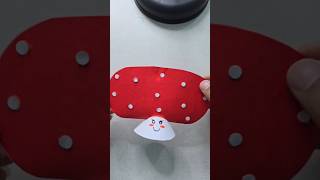 How to make mushroom using paper sheet paper sheet craft idea youtubeshort viralshort craft [upl. by Assirrak979]