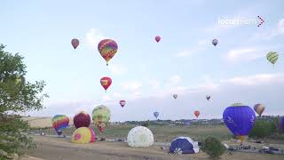 100 mongolfiere nel cielo umbro al via il Baloon Grand Prix [upl. by Jarek]