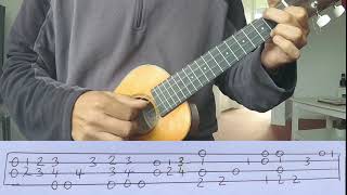 Hawaiian Style Ukulele Fingerstyle Tutorial With Tab [upl. by Toomay861]