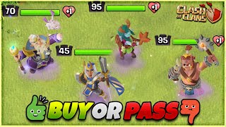 BUY OR PASS TABLETOP RPG SKINS IN CLASH OF CLANS [upl. by Ydnelg]