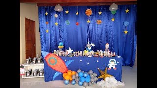 DECORAÇÃO ANIVERSÁRIO PLANETAS [upl. by Cataldo441]