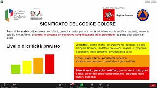 RT Centro Funzionale Regionale CFR nuovo sito di meteorologia e allerta meteo in Toscana [upl. by Yenffad]