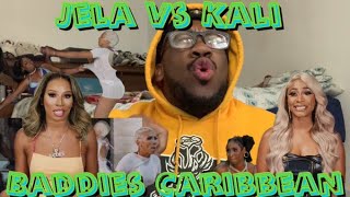 Reaction  Jela Vs Kali  Baddies Caribbean  Zeus [upl. by Asehr]