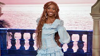 Ariel from LiveAction The Little Mermaid Meet amp Greet at Disney’s Hollywood Studios  Disney World [upl. by Osithe246]