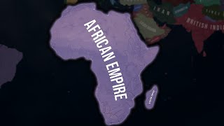 If The African Empire Joined The Axis  HOI4 Timelapse [upl. by Yesnyl]