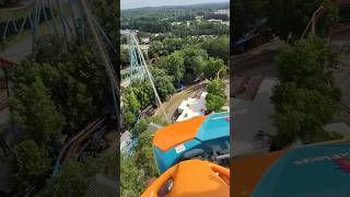 Goliath Six Flags Over Georgia pov sixflags sixflagsovergeorgia goliath rollercoaster coaster [upl. by Leod]