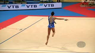 PAZHAVA Salome GEO  2018 Rhythmic Worlds Sofia BUL  Qualifications Clubs [upl. by Aihtenak666]