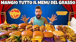 quotMANGIOquot TUTTO IL MENÙ del GRASSO  Fast Food Challenge  MAN VS FOOD [upl. by Ilyah]