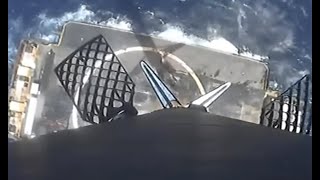 SpaceX lands booster at sea in amazing rocket cam view [upl. by Leandro]