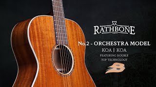 Rathbone No2  Orchestra Model  DoubleTop Koa amp Koa  R2K [upl. by Yreffej]