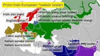 IndoEuropean Connections With Maps Descendants And Loanwords [upl. by Mariano]