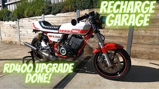 Yamaha RD400 UpgradeAll finished EP2 [upl. by Odine]