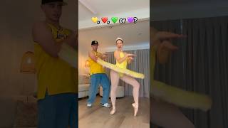 WE NEED TO KNOW 😅  APT DANCE by ROSÉ amp Bruno Mars dance trend viral couple funny shorts [upl. by Eerak715]