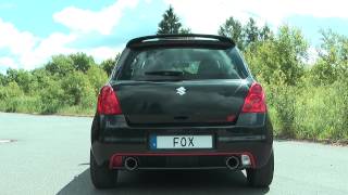 FOX Exhaust  Suzuki Swift Sport [upl. by Purdy939]