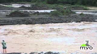 Lahar in Belham Valley 14 October 2012 2 [upl. by Arriek]