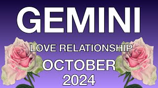 ♊️ Gemini October 2024 ❤️ Flexibility Enlighthment ❤️ Love Relationship Tarot Reading [upl. by Aire]