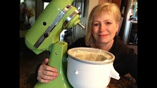 How I make ice cream using my KitchenAid mixer [upl. by Nyraf186]