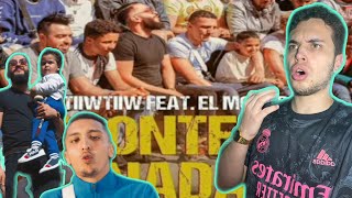 REACCIÓN TiiwTiiw ft MORAD  FRONTERA NADA CLIP OFFICIEL KHOSE [upl. by Nalim]