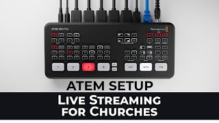 Setup the ATEM Mini Pro to Live Stream [upl. by Garmaise]