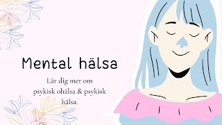 Faktorer som påverkar psykisk hälsa och ohälsa​ [upl. by Kimber]