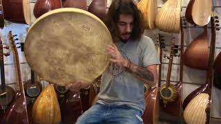 Professional Persian Daf Instrument AD304  Iranian Drum Erbane [upl. by Areis]