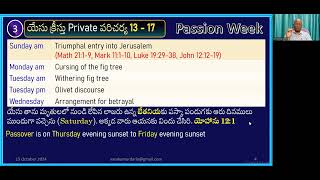 Johns Gospel Part22 Ch13 by Vara Kumar Darla [upl. by Edee141]