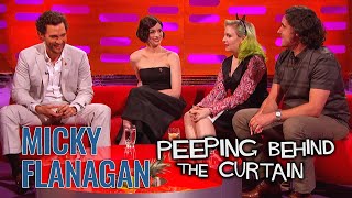 Micky Flanagan Insults Matthew McConaughey  The Graham Norton Show  Peeping Behind the Curtain [upl. by Ellinej]