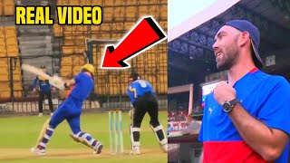 Glenn Maxwell in the practice session ahead of IPL 2024  RCB practice match 2024 [upl. by Aved]