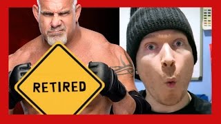 GOLDBERG RETIRED WWE Raw Talk Reaction [upl. by Etteb143]