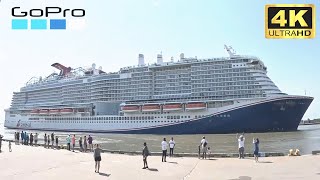 Carnival Jubilee Sailing From Galveston June 1st  Carnival Jubilee Departing Galveston  Go Pro 4K [upl. by Downe]