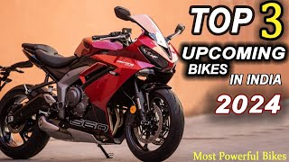 Top 3 Upcoming Bikes In India 2024 ⚡⚡ Upcoming Bikes In India 2024 🔥🔥 Upcoming New Bikes ⚡⚡ [upl. by Atnwahsal438]