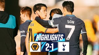 WOLVES 21 TOTTENHAM HOTSPUR  PREMIER LEAGUE HIGHLIGHTS [upl. by Geiger]