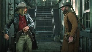 RDR2  Thats why Micah shouldnt joke with Arthur when his honor is low [upl. by Nelda317]