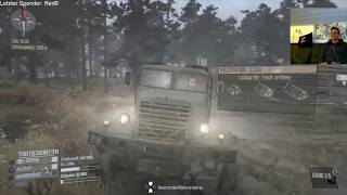 PS4 Spintires Mudrunner Gameplay aus Livestream [upl. by Avron806]