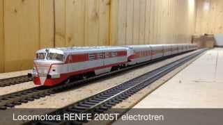 Locomotora RENFE 2005T electrotren [upl. by Atiuqel]