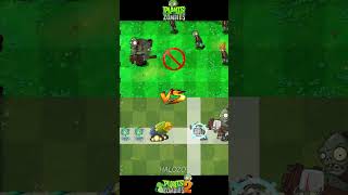 Pvz vs pvz 2  Sea shrooms Plant Team  Cob Cannon Plant Vs Gargantuar zombie Team shorts [upl. by Metah]